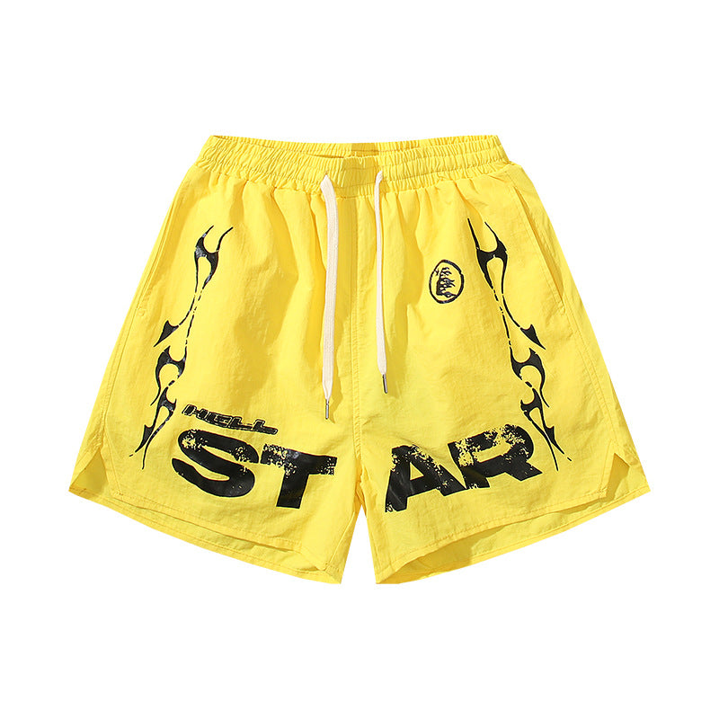 Hellstar Shorts Wash and Do Old Casual Shorts Summer