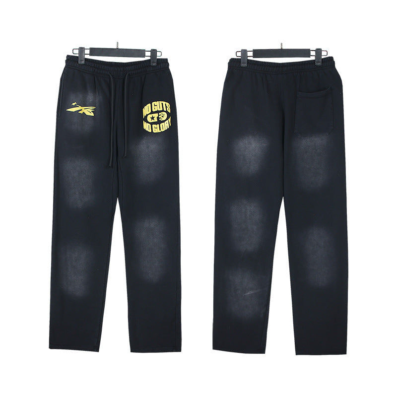 Hellstar Hoodie & Pants Wash Water Make Old Hoodies Sweater Trousers