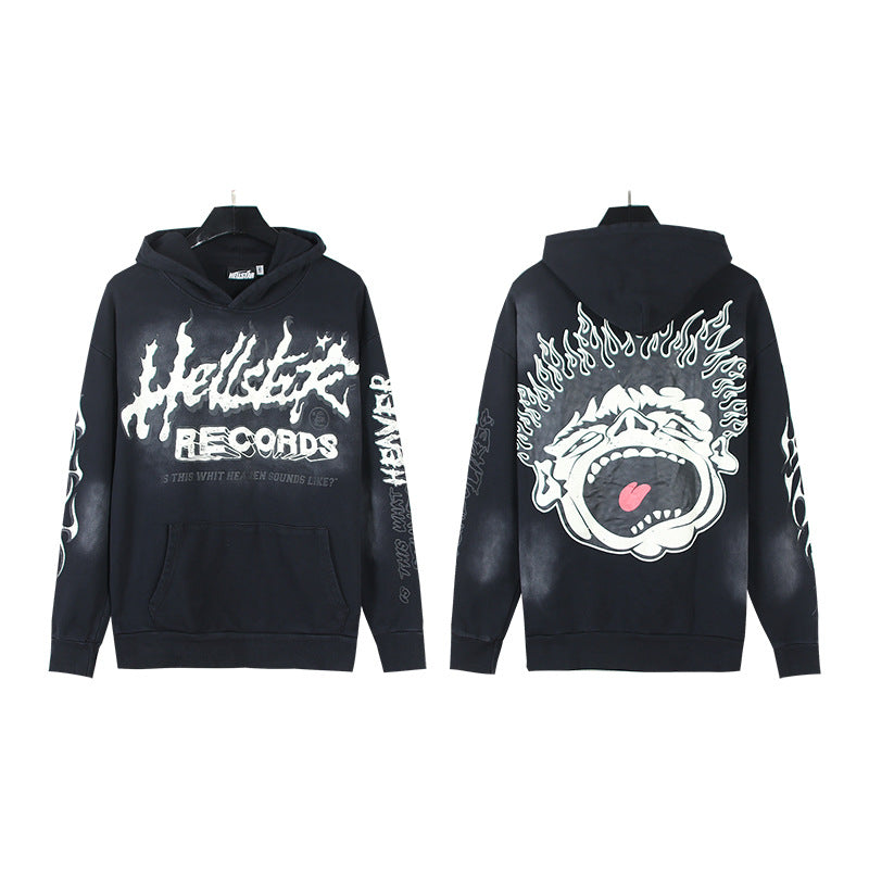 Hellstar Hoodie & Pants Wash Water Make Old Hoodies Sweater Trousers
