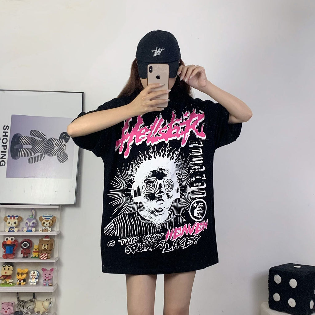 Hellstar T-shirt Summer Creative Pattern Unisex