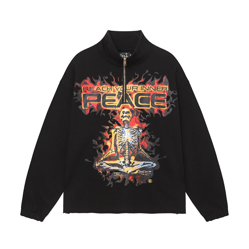 Hellstar Hoodie & Pants2 Loose Hoodie Sweater Casual Pants
