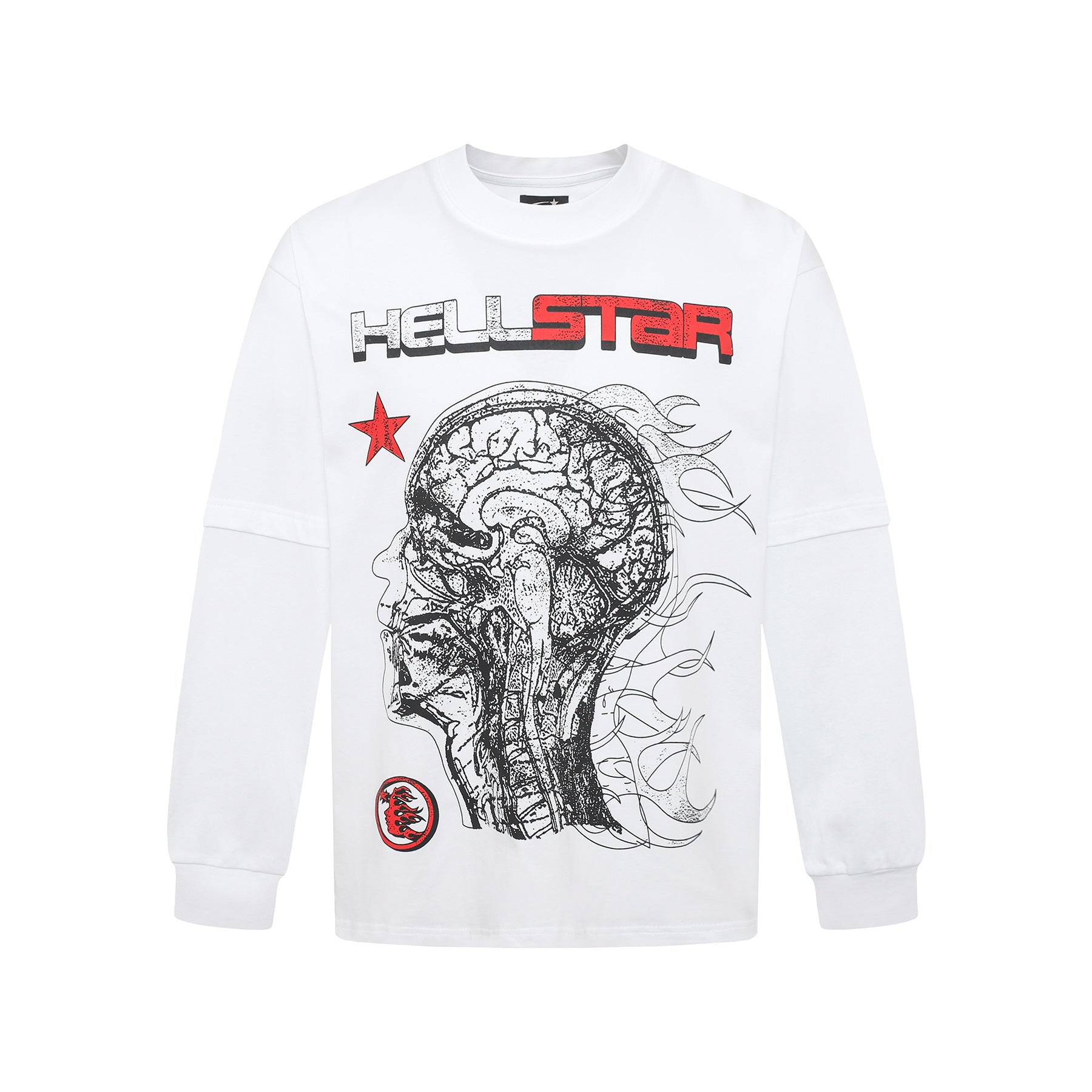 Hellstar Long Sleeve Shirt Autumn Men's Pullover