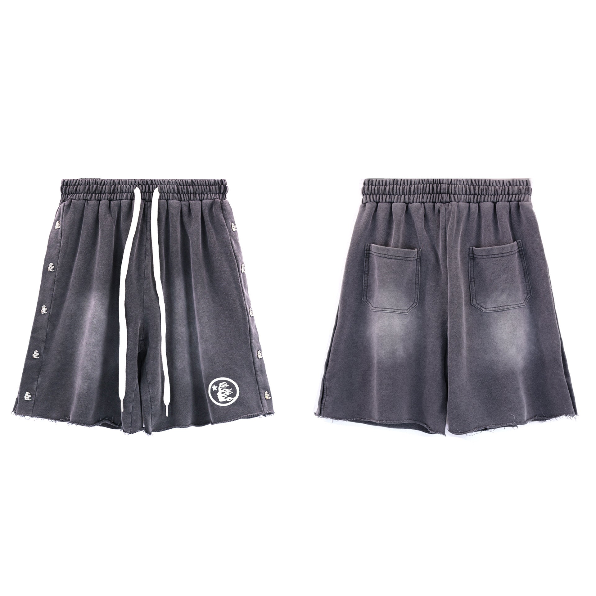 Hellstar Shorts Wash and Do Old Casual Shorts Summer