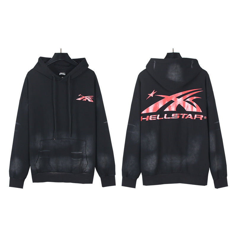 Hellstar Hoodie & Pants Wash Water Make Old Hoodies Sweater Trousers