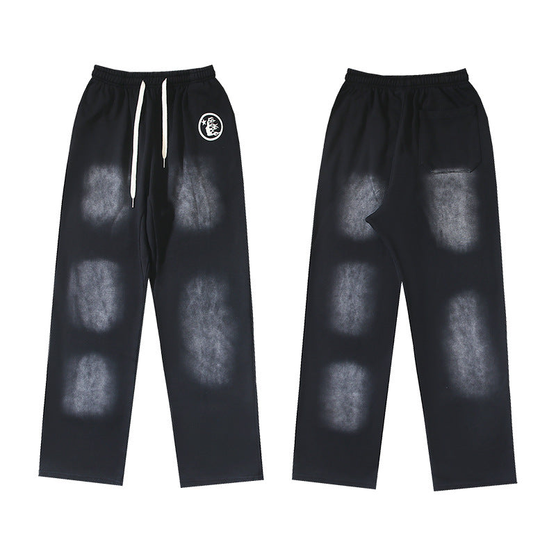Hellstar Hoodie & Pants Wash Water Make Old Hoodies Sweater Trousers