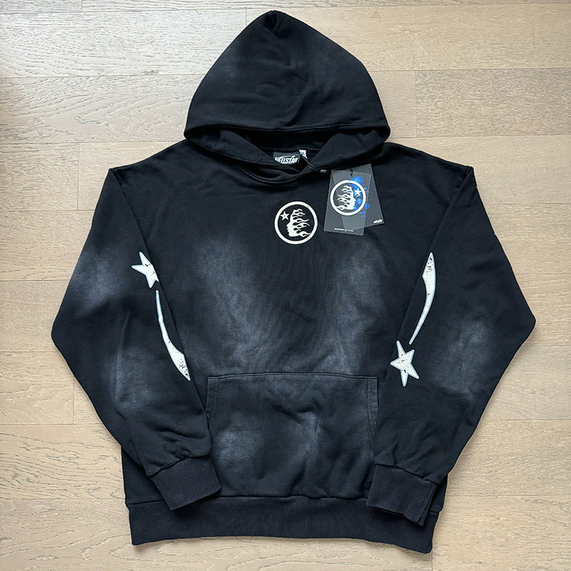 Hellstar Hoodie & Pants autumn wash make old hoodies sweater