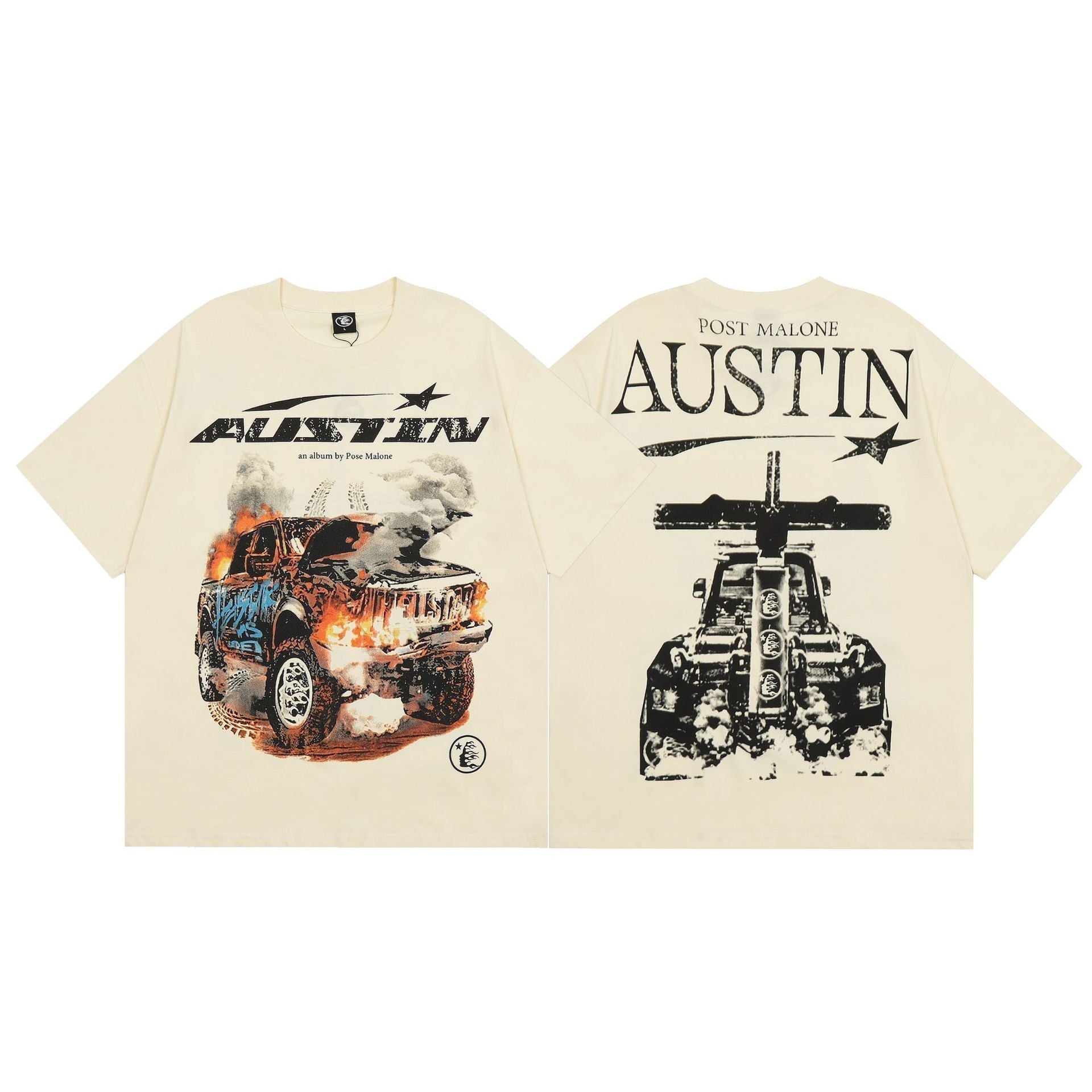 Hellstar T-shirt Summer Creative Pattern Unisex