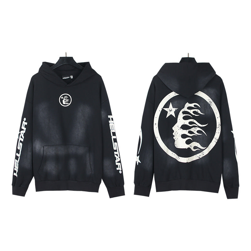 Hellstar Hoodie & Pants Wash Water Make Old Hoodies Sweater Trousers