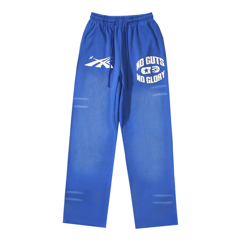Hellstar Hoodie & Pants Wash Water Make Old Hoodies Sweater Trousers